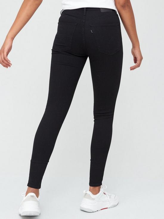 stillFront image of levis-mile-high-super-skinny-jeans-black
