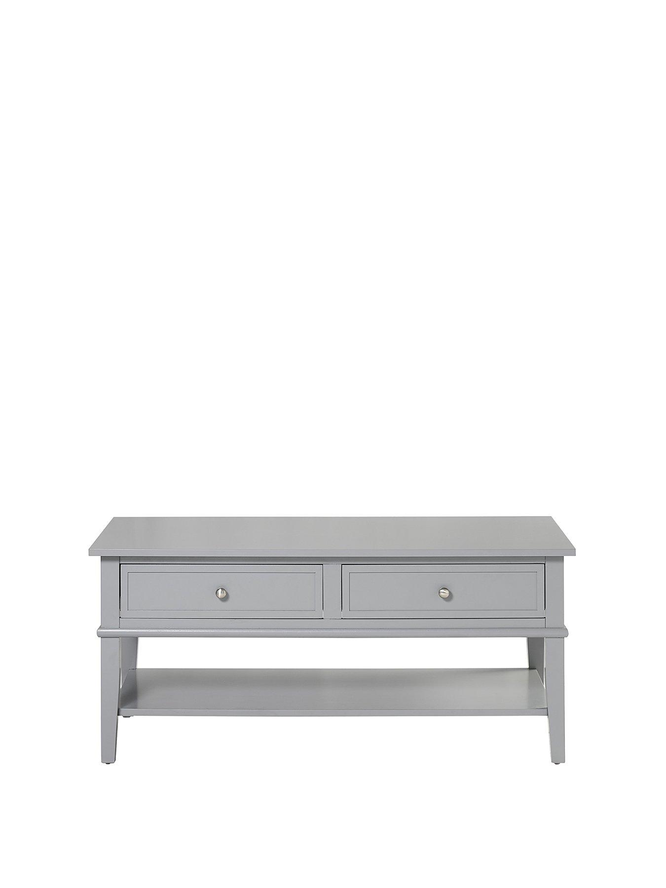 Product photograph of Dorel Home Franklin Coffee Table- Grey from very.co.uk