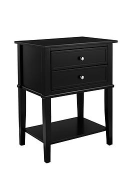 Product photograph of Dorel Home Franklin Side Table- Black from very.co.uk