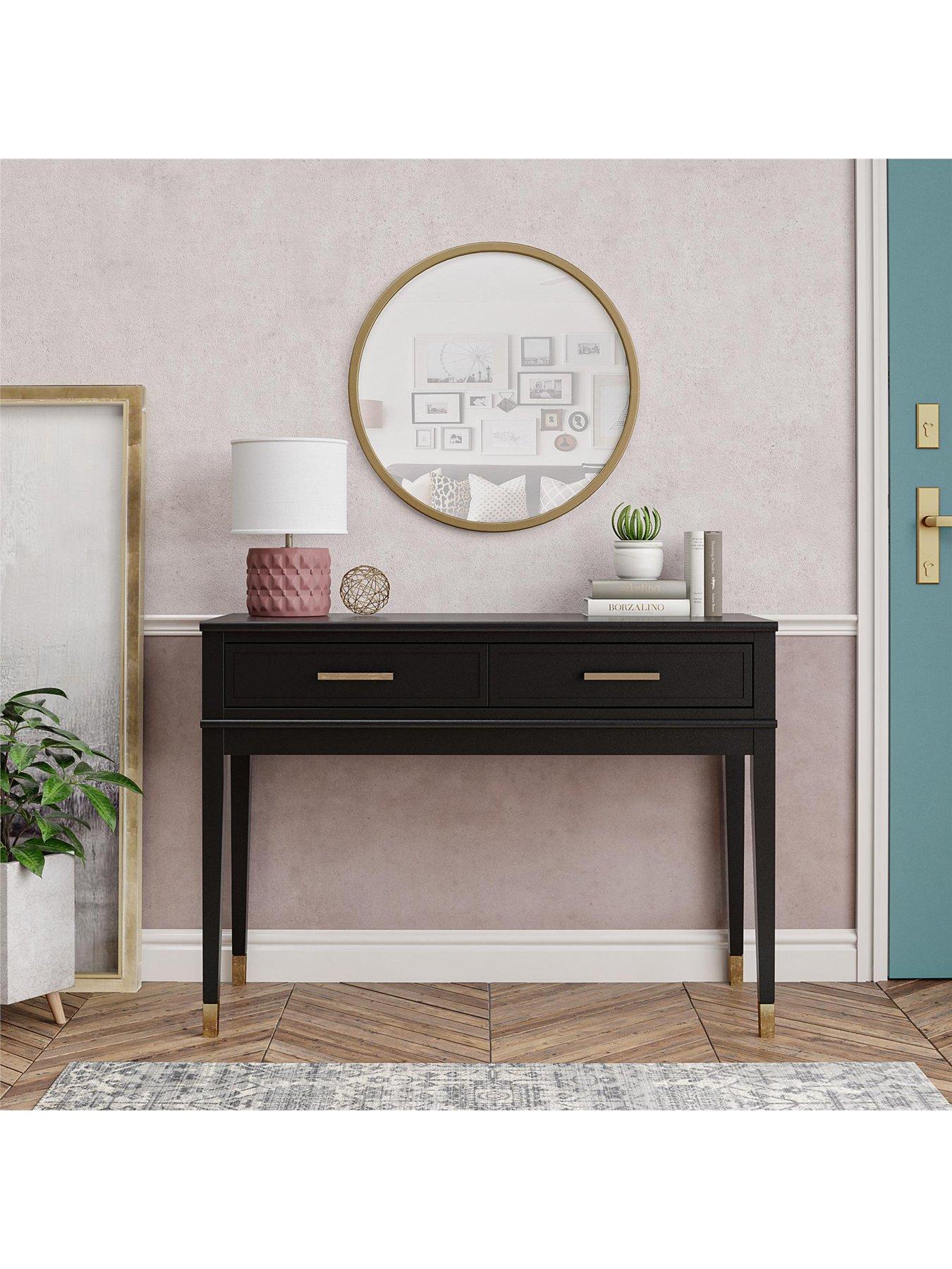 CosmoLiving by Cosmopolitan Westerleigh Console Table Black Very.co.uk