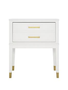 Product photograph of Cosmoliving By Cosmopolitan Westerleigh Side Table - White from very.co.uk
