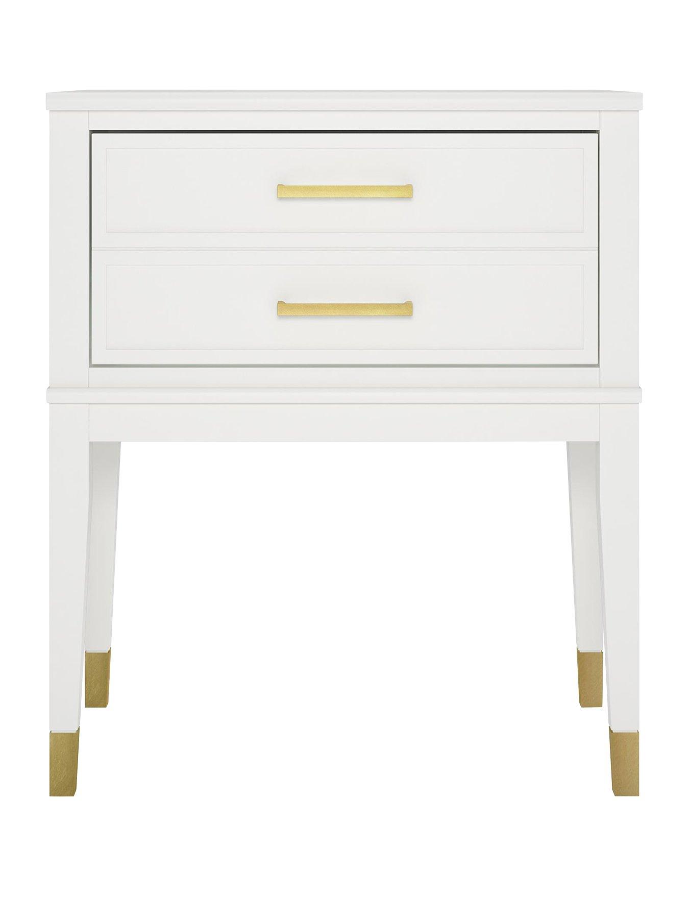 Image 2 of 6 of CosmoLiving by Cosmopolitan Westerleigh Side Table - White