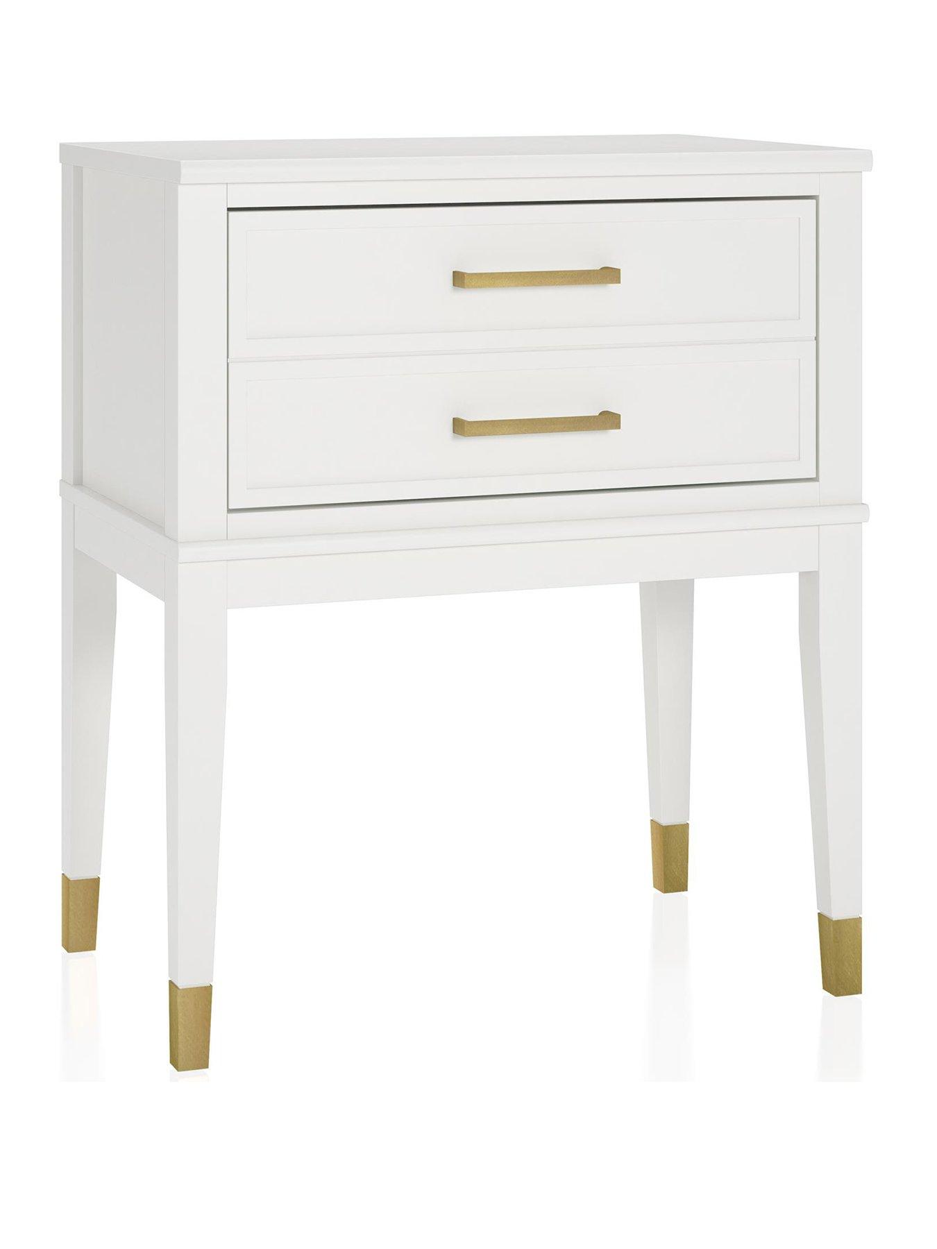 Image 3 of 6 of CosmoLiving by Cosmopolitan Westerleigh Side Table - White