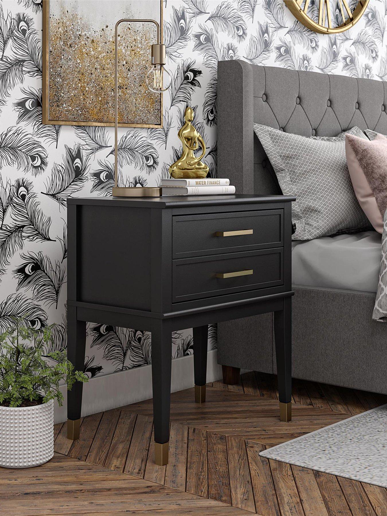 Galax nightstand black hotsell