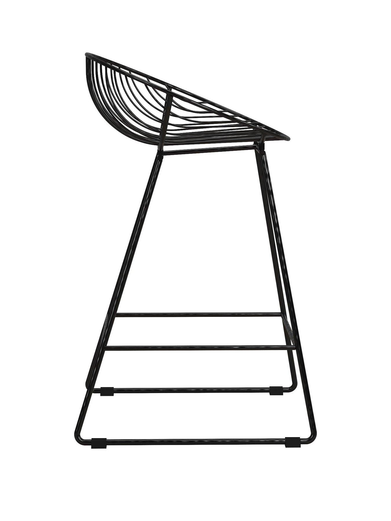 Cosmoliving by cosmopolitan ellis deals wire metal counter stool