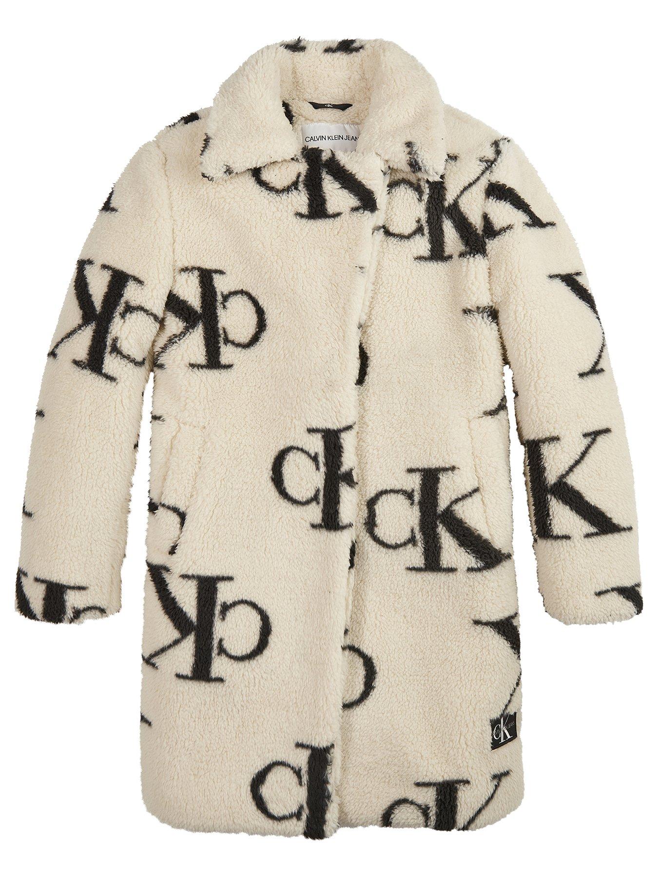 ck teddy coat