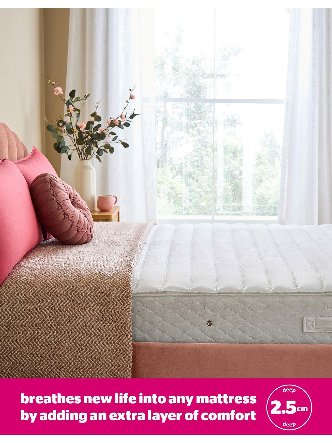Image 3 of 7 of Silentnight Ultrabounce Mattress Topper - Double - White