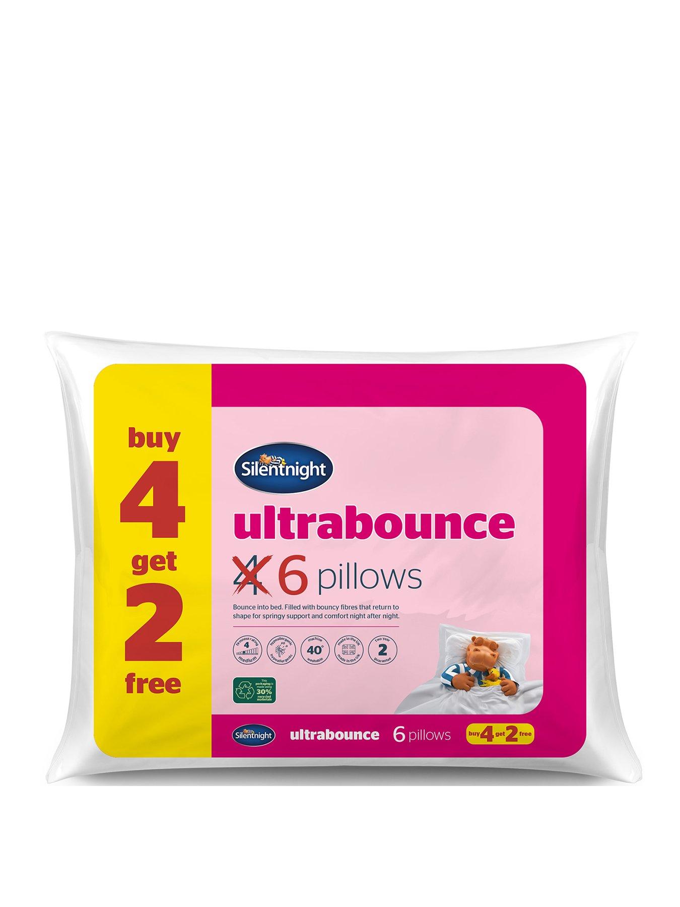 undefined Ultrabounce Pillows - Buy 4 Get 2 FREE! - 6 Pack - White