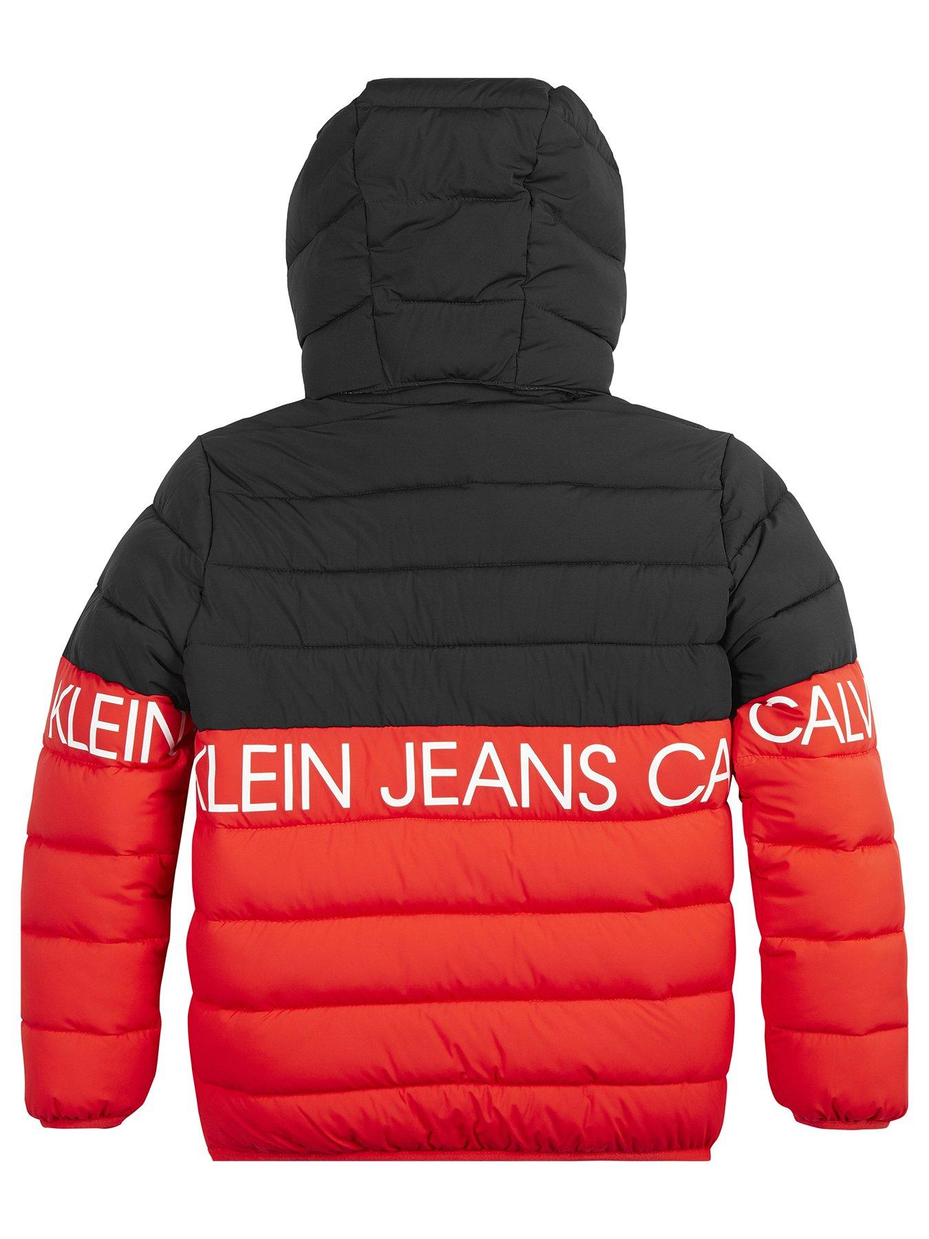 calvin klein red jacket