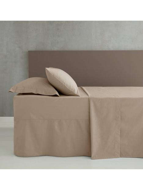 catherine-lansfield-easy-ironnbsppercale-fitted-sheet-ndash-natural