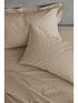  image of catherine-lansfield-easy-ironnbsppercale-fitted-sheet-ndash-natural