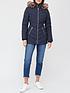  image of v-by-very-microfibre-padded-coat-navy