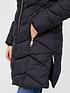  image of v-by-very-premium-padded-coat-with-woven-trim-black