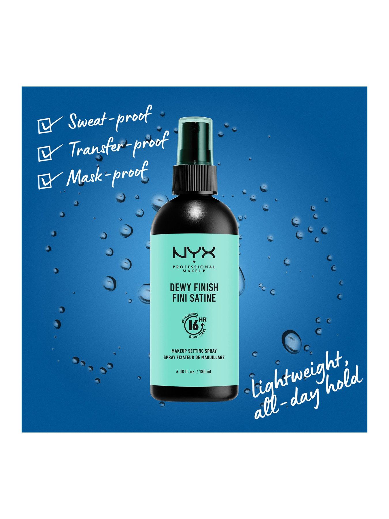 NYX PROFESSIONAL MAKEUP Setting Spray Dewy Finish Maxi Size 180ml