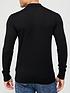  image of allsaints-mode-merino-long-sleeve-knitted-polo-shirt-black