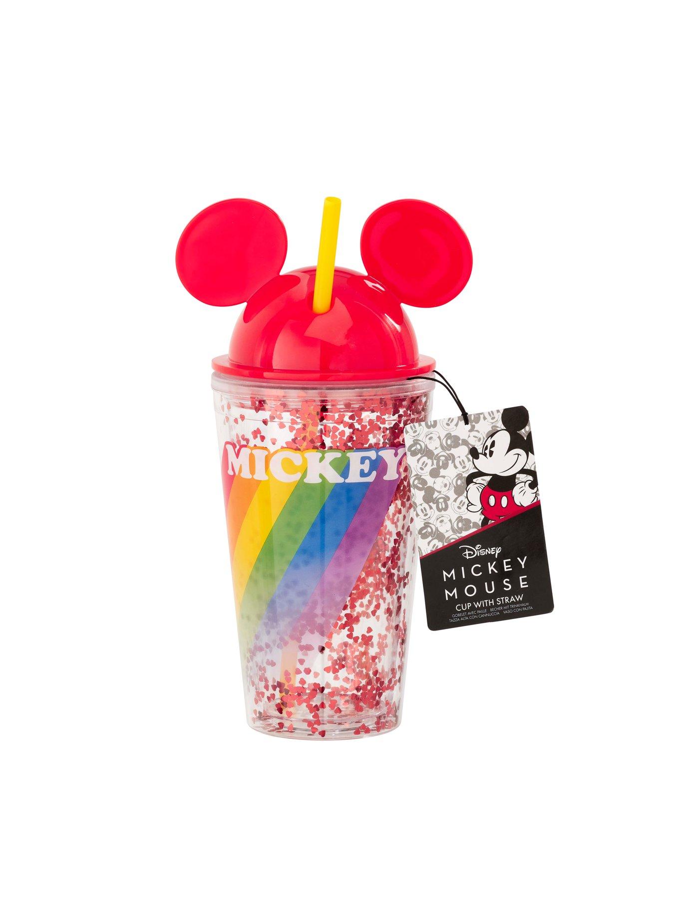 mickey mouse straw cup