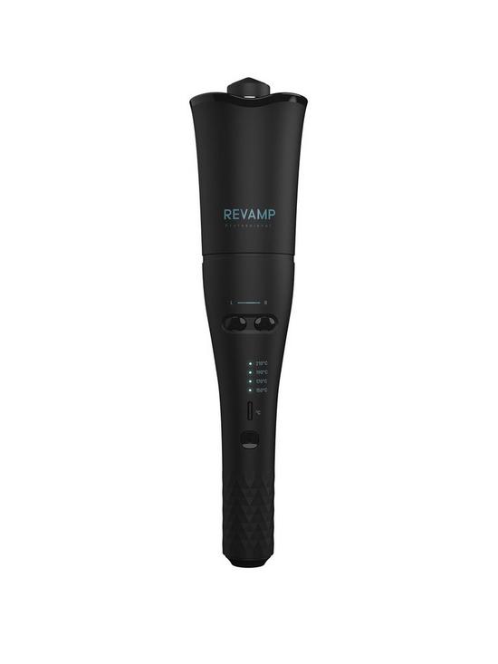 stillFront image of revamp-progloss-hollywood-curl-automatic-rotating-hair-curler-cl-2000