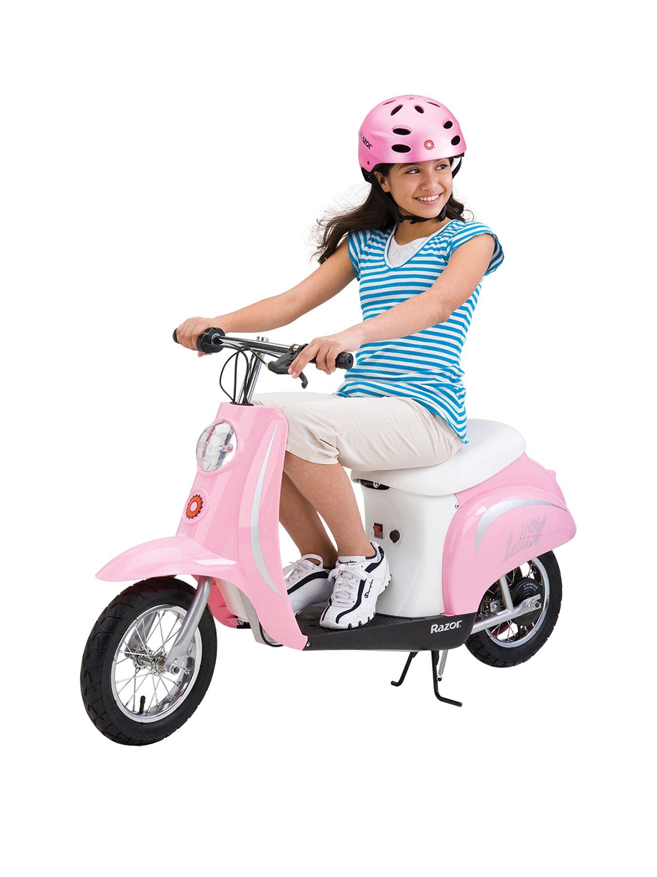 Kids pink store moped