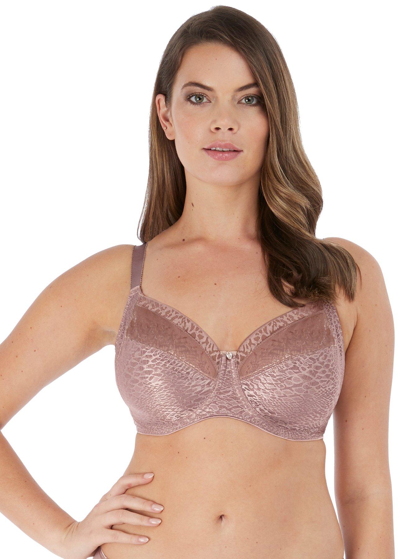 Women Envisage Taupe Underwired Full Cup Side Support Bra - Nude