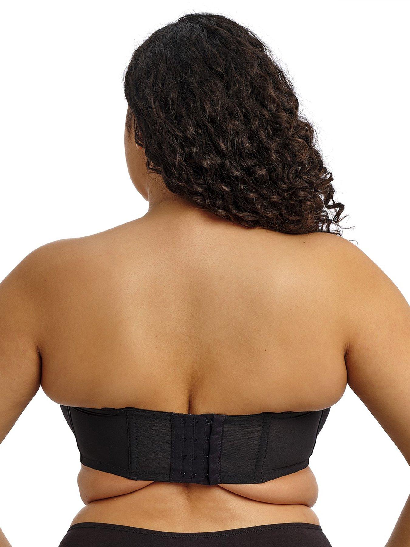 Image 2 of 6 of Elomi Smooth Moulded Strapless Seamless Underwired T-shirt Bra - Black