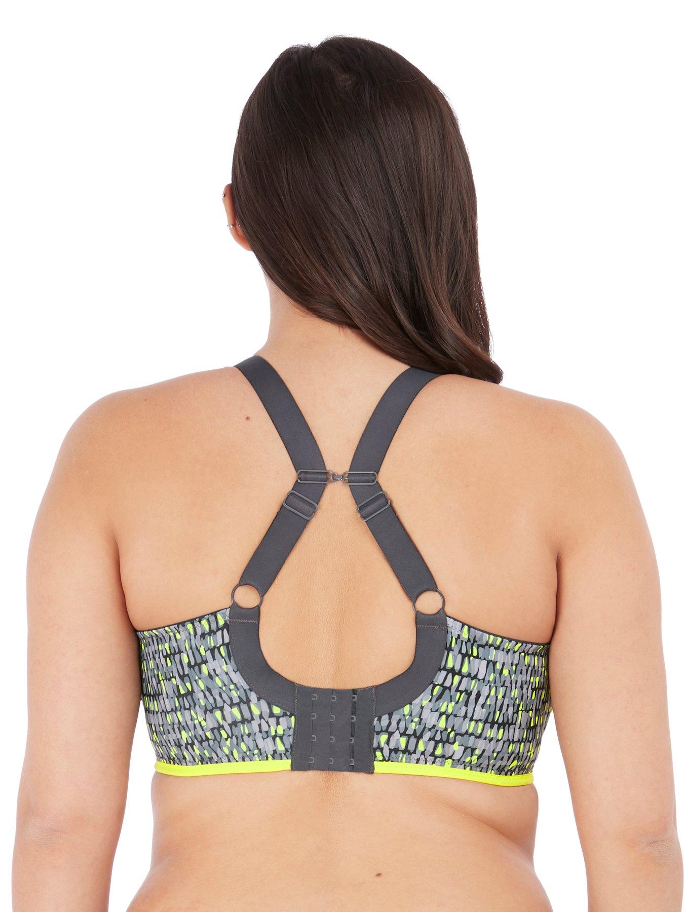 Elomi Elomi Uw Sports Bra With J Hook Lime Twist Very Co Uk