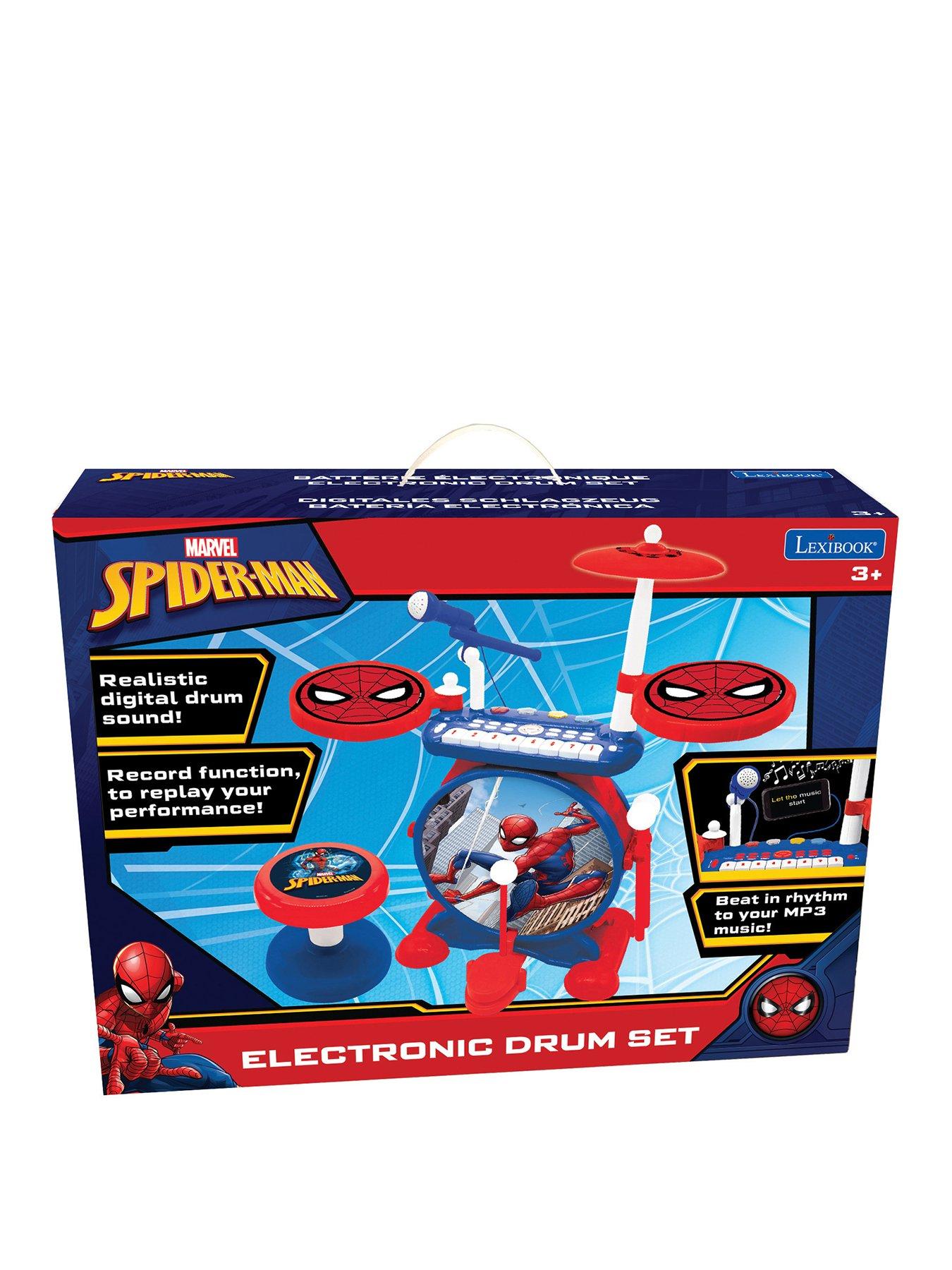 Spider man deals drum set