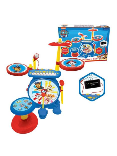 lexibook-my-rock-band-paw-patrol-complete-drums-set-with-seat