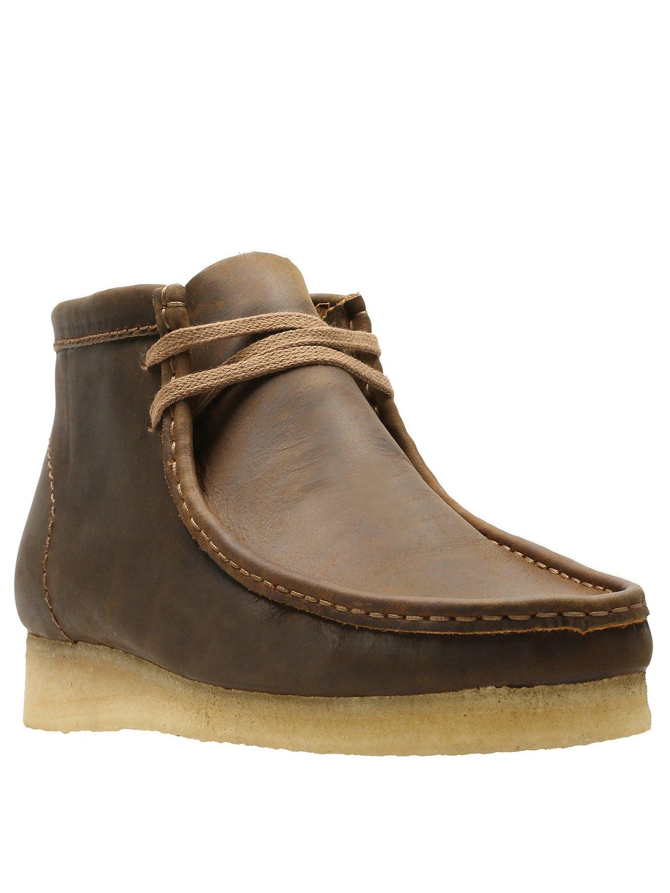 clarks wallabees beeswax boot