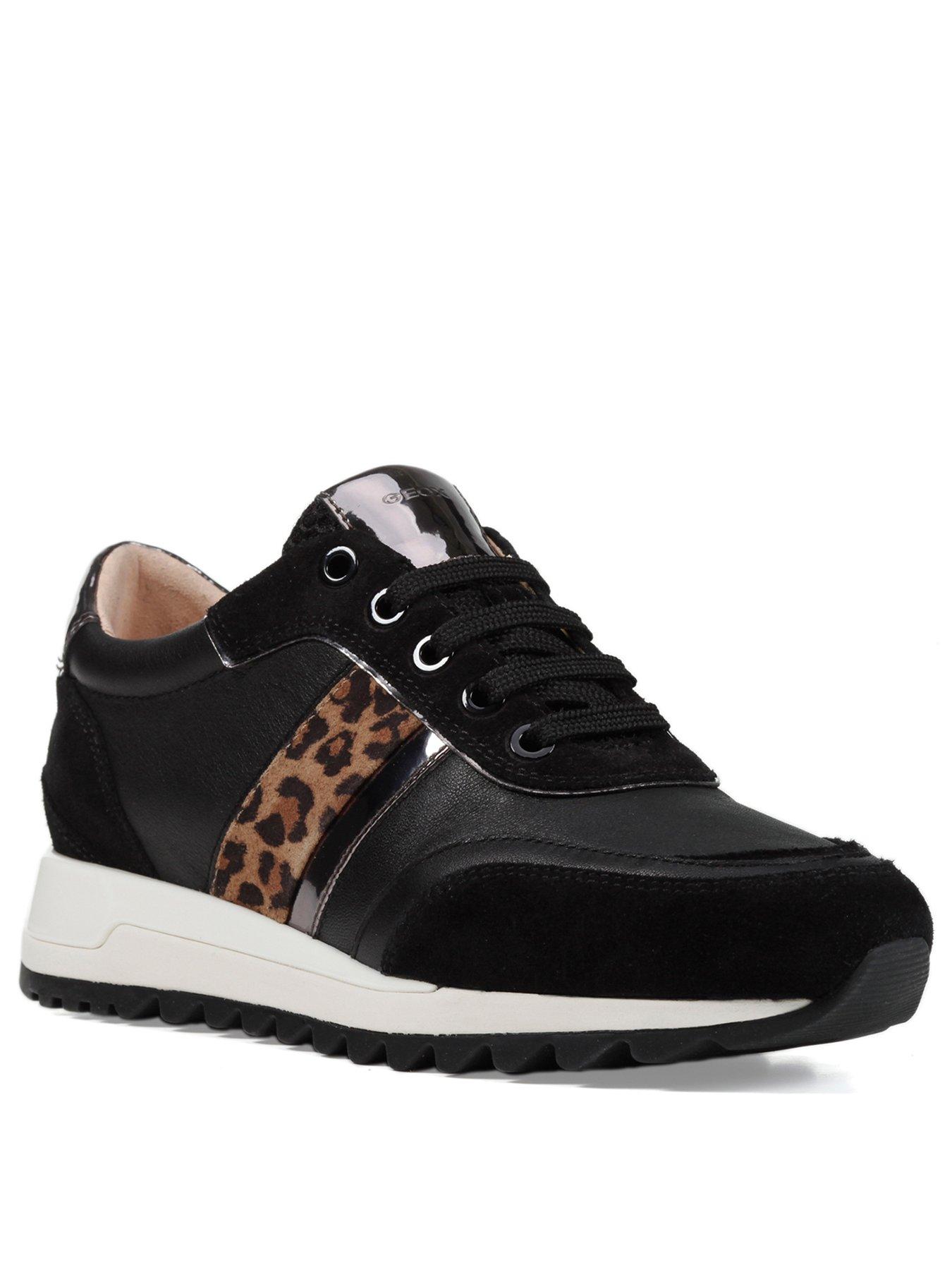geox leopard print trainers