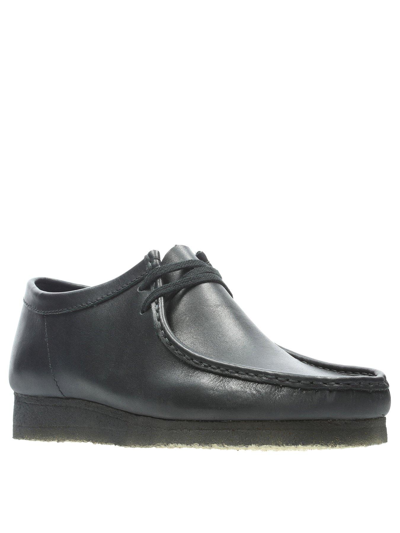 wallabee shoes black