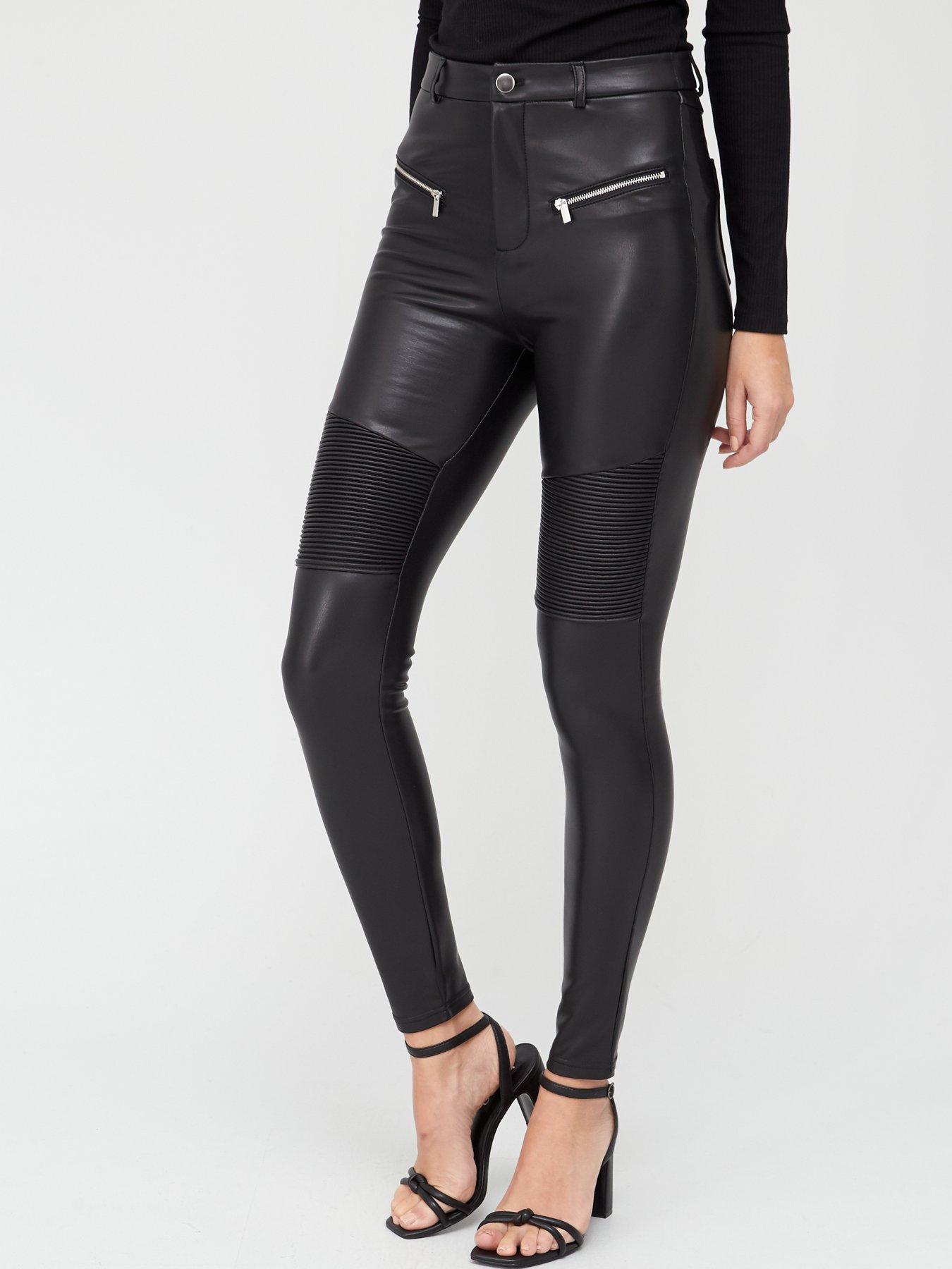 leather skinny trousers uk