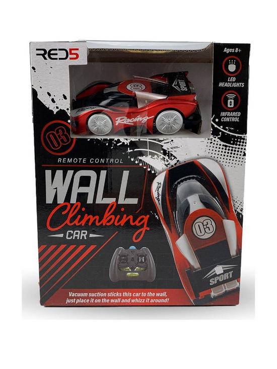 front image of red5-rc-wall-climb-car-red