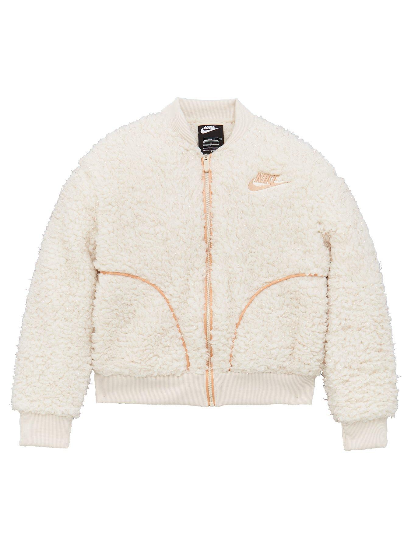 nike sherpa bomber jacket