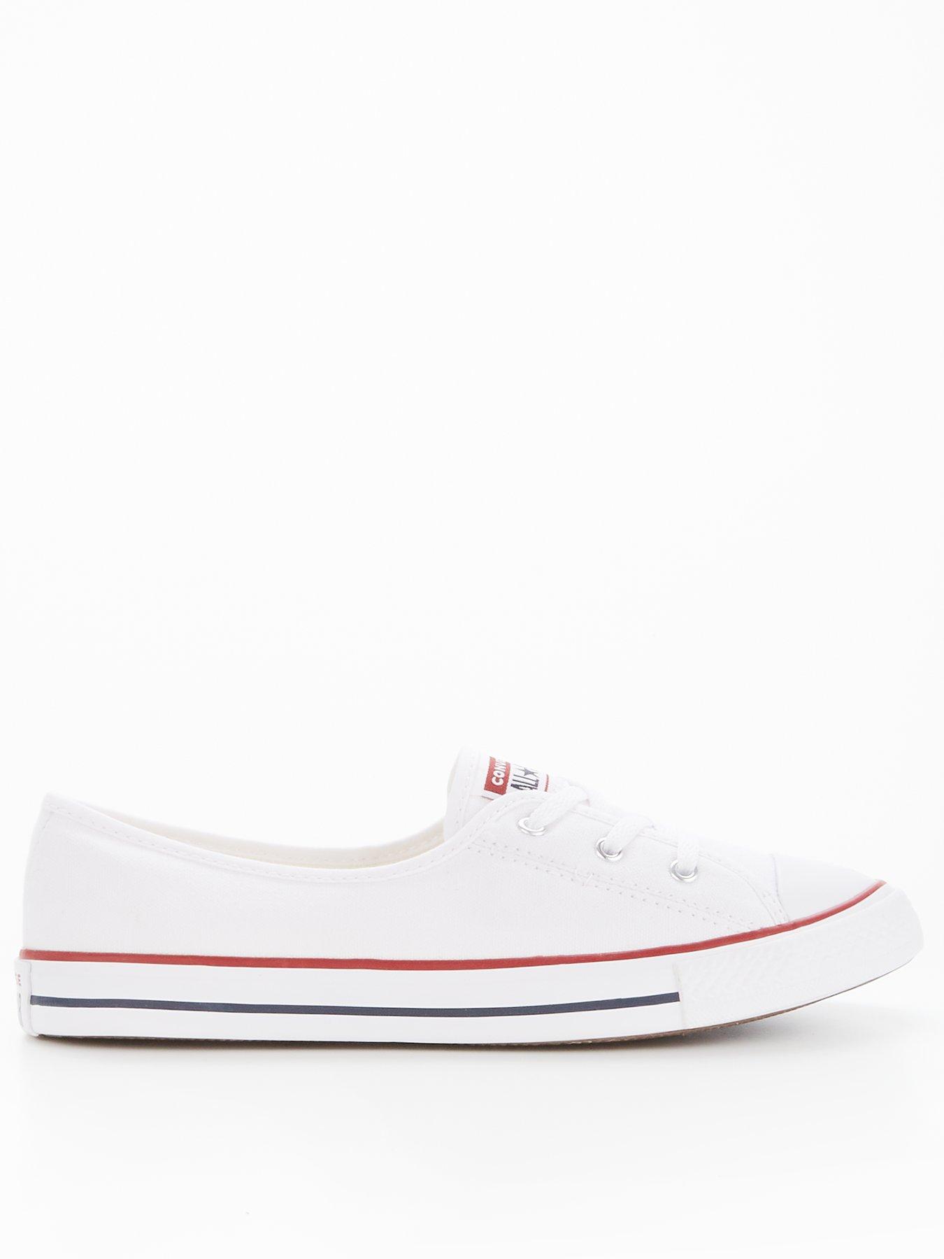 converse ballet lace white