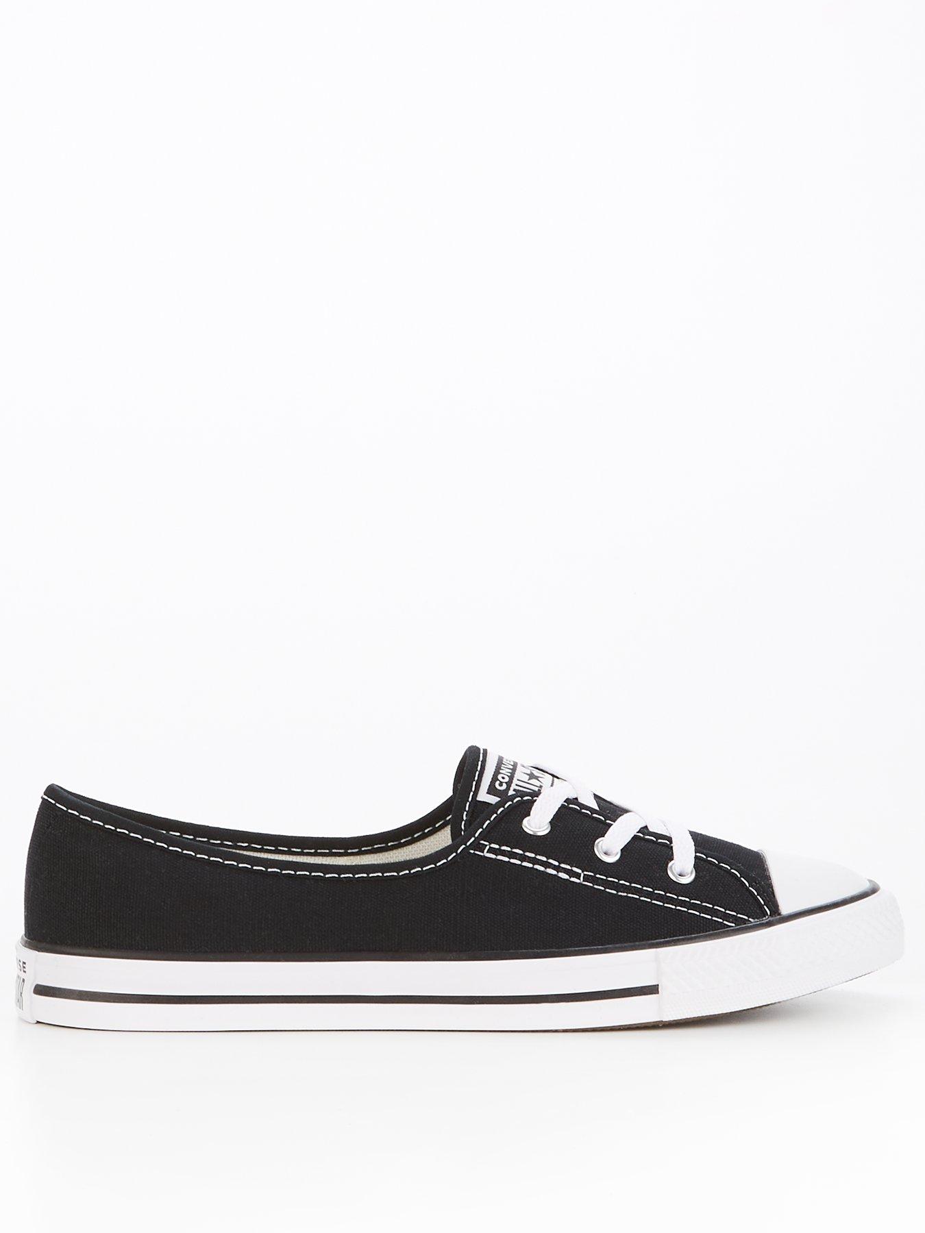 Converse Taylor All Star Ballet Lace - Black | very.co.uk