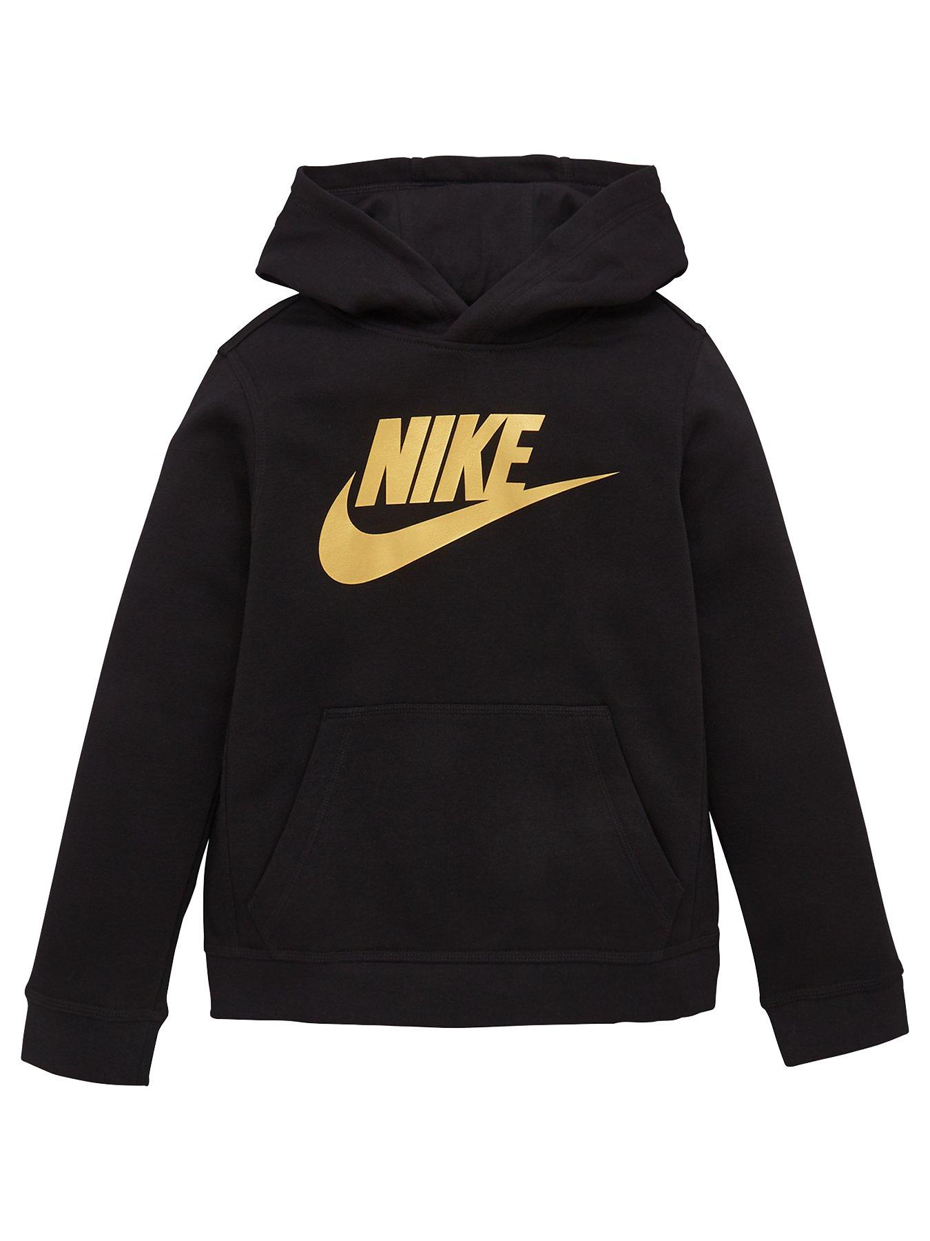 black and gold nike jumper