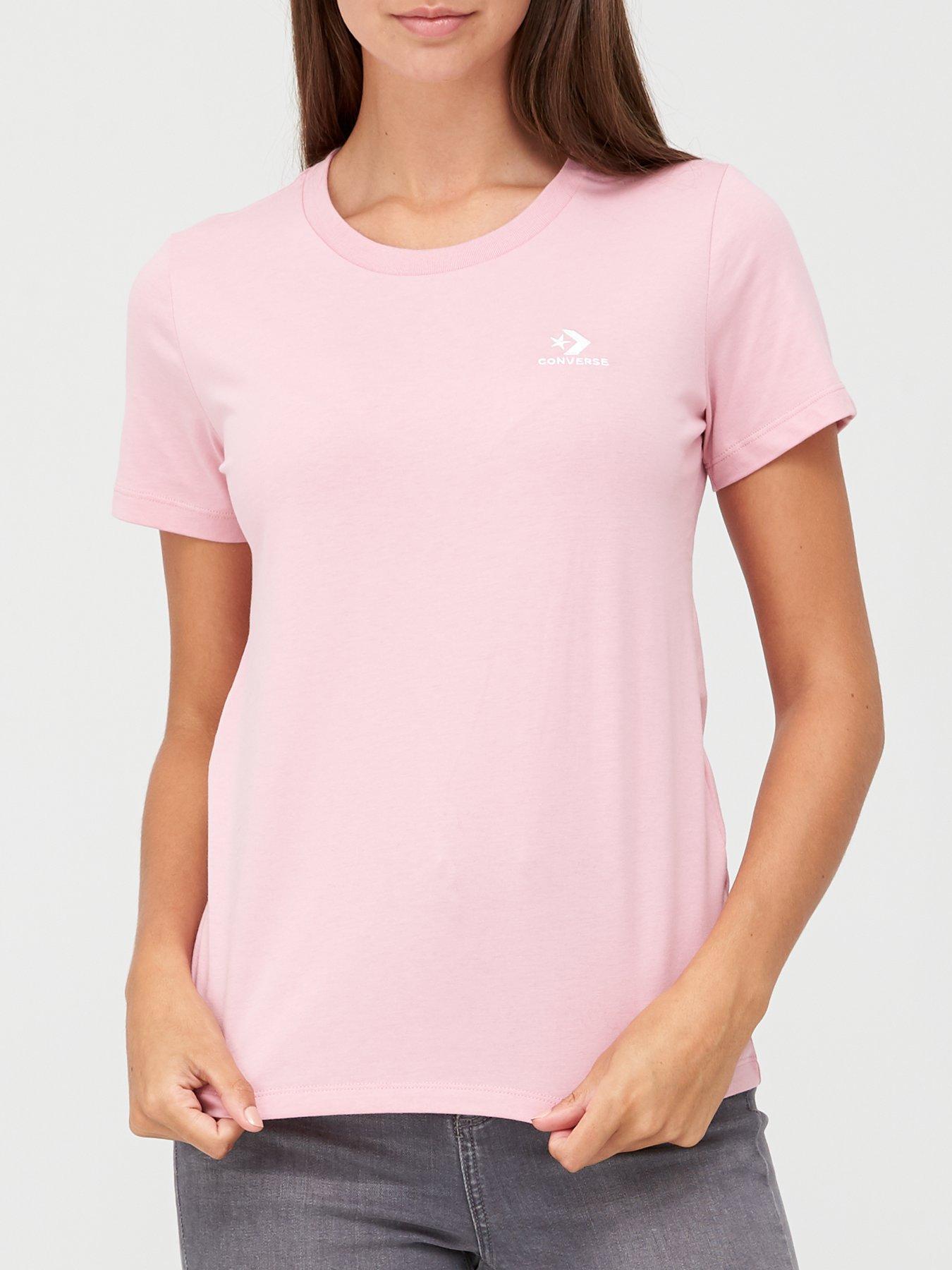 pink converse shirt