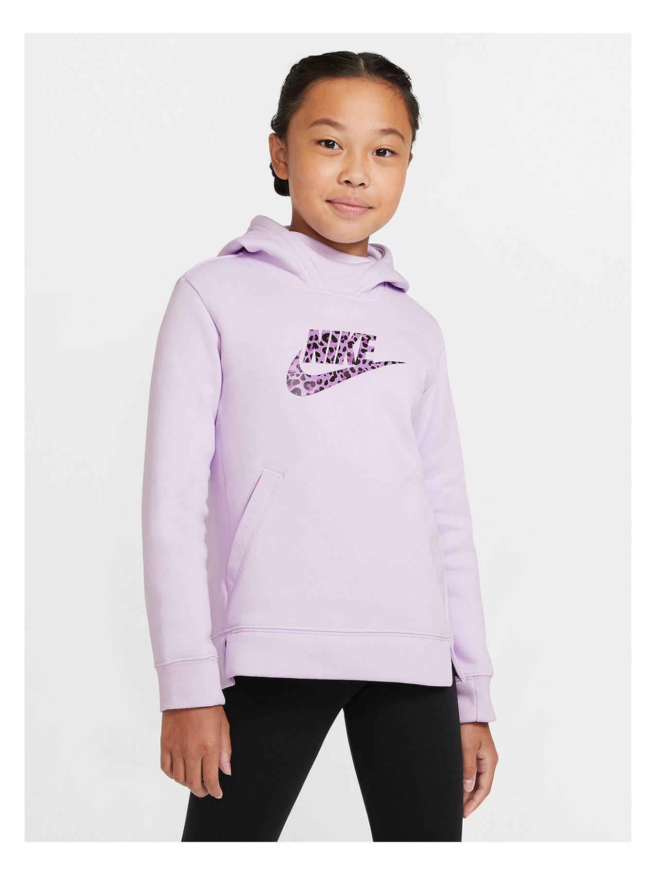 purple nike pullover