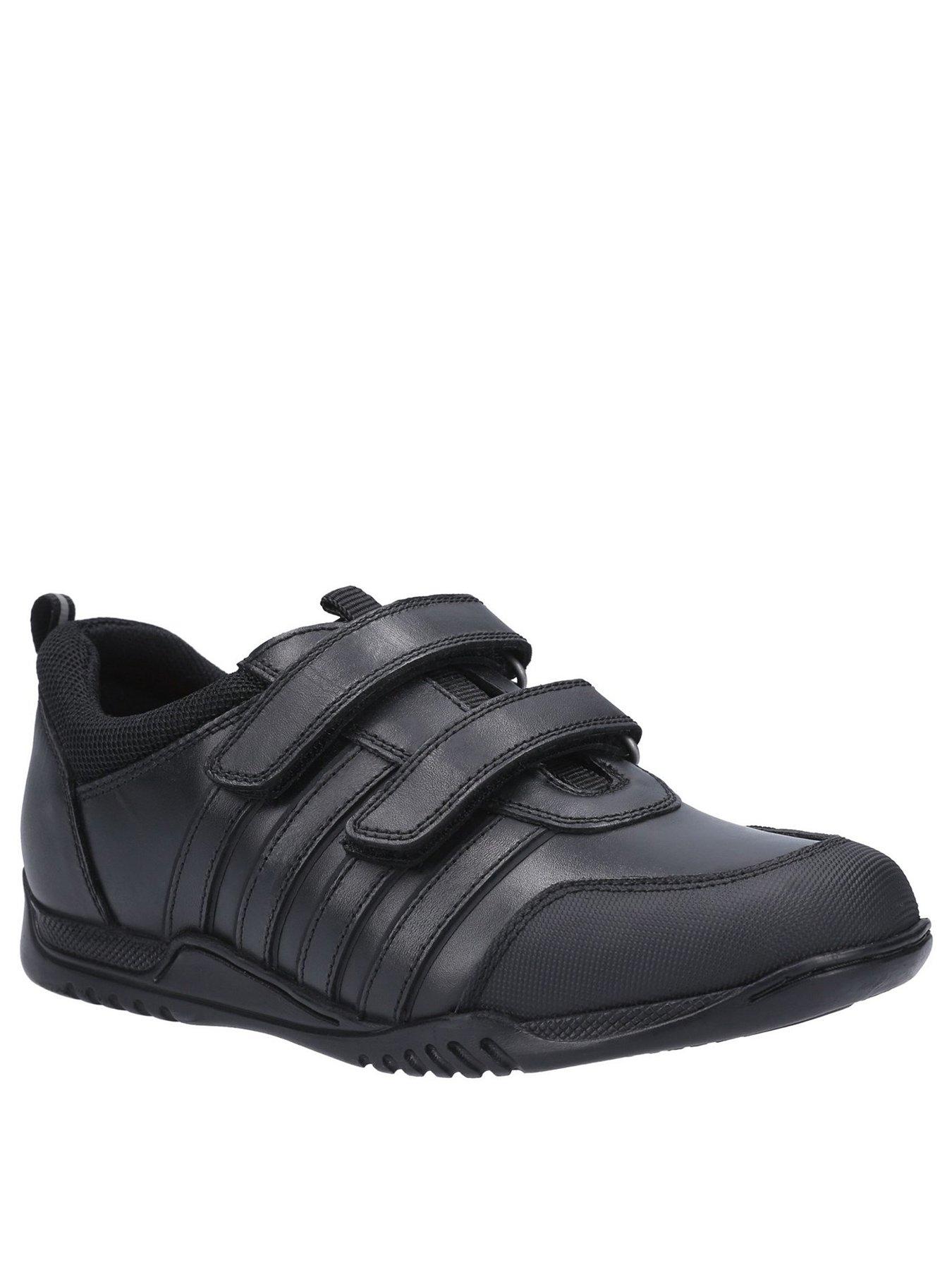 Hush Puppies Josh Strap Back To School Shoe - Black