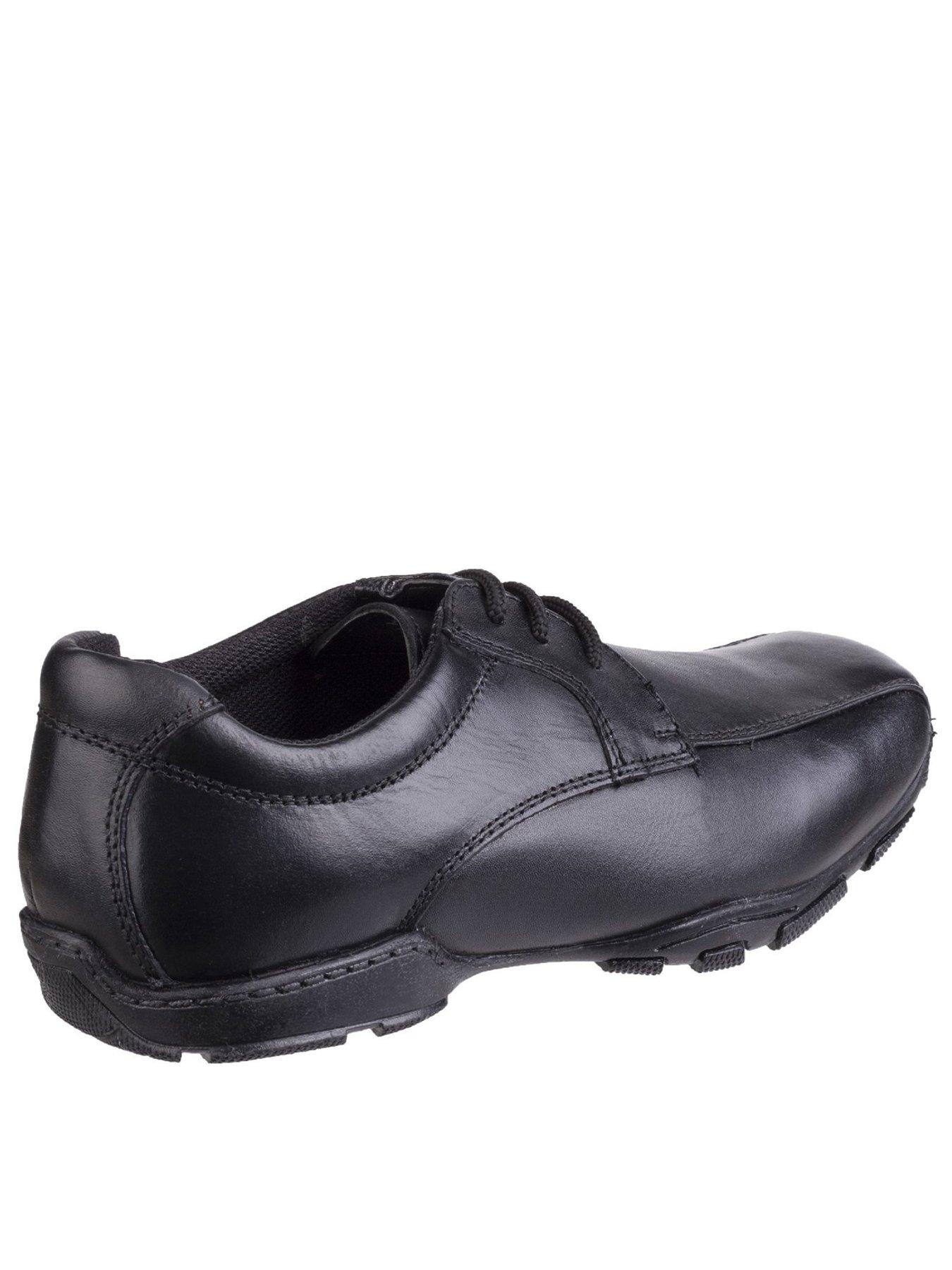 Image 2 of 6 of Hush Puppies Vincente Lace Back To&nbsp;School Shoe - Black
