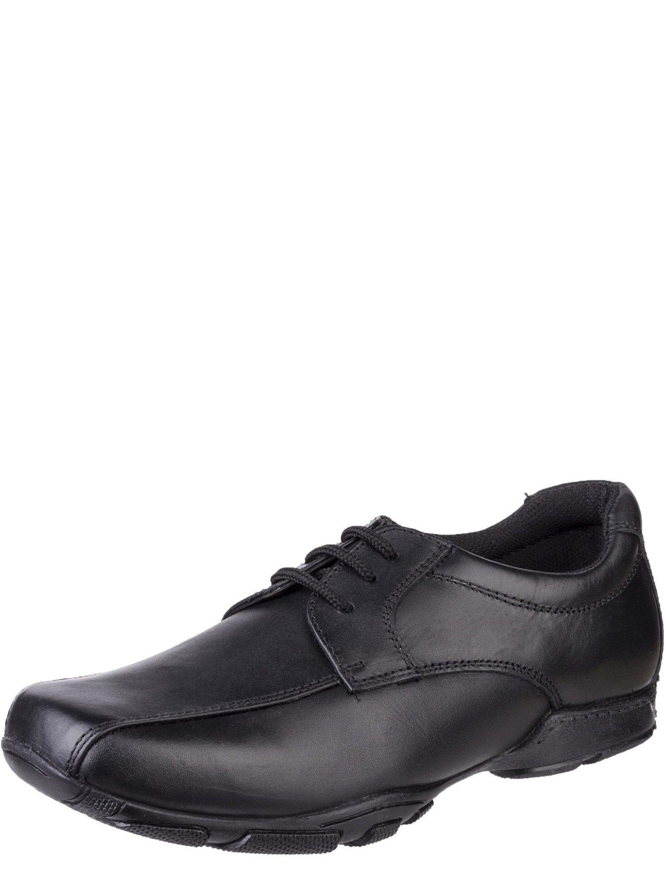 Image 4 of 6 of Hush Puppies Vincente Lace Back To&nbsp;School Shoe - Black