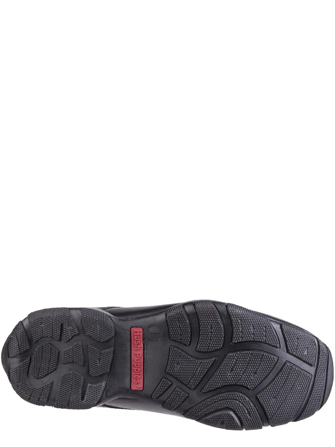 Image 5 of 6 of Hush Puppies Vincente Lace Back To&nbsp;School Shoe - Black
