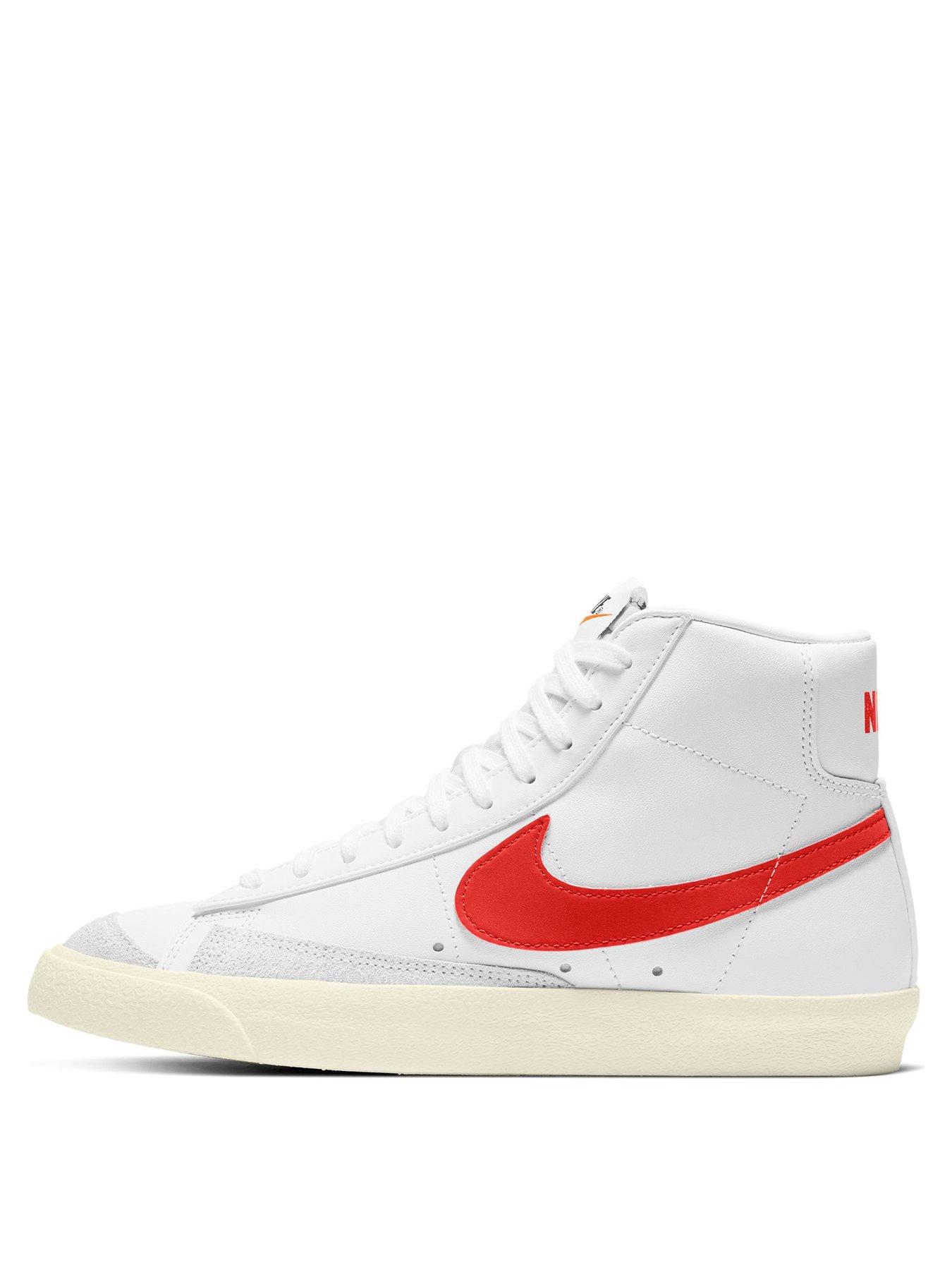 Nike Blazer Mid '77 - White/Red | very.co.uk