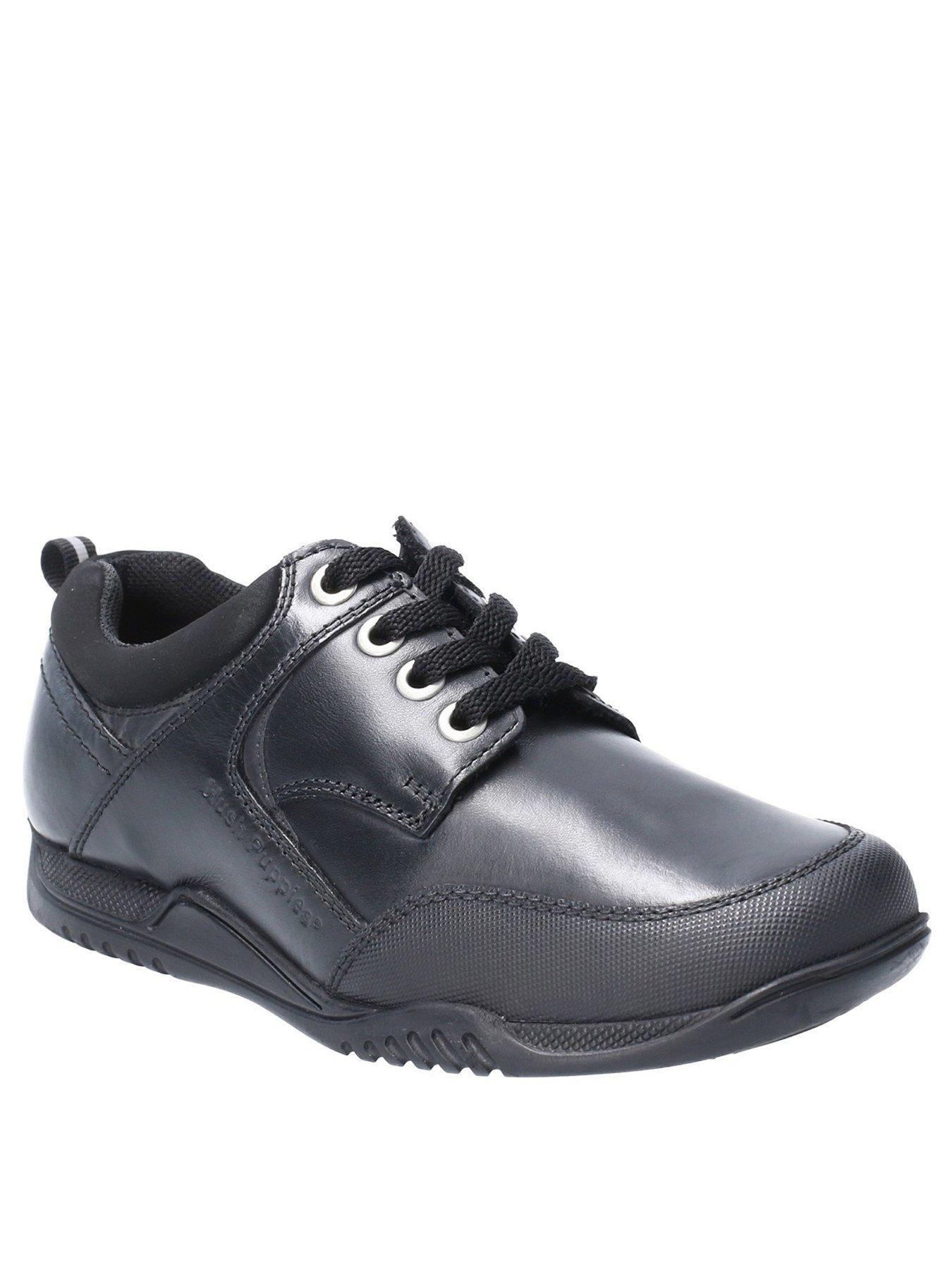 School & uniform Dexter Lace Back To School School Shoe - Black