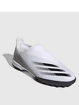 adidas-junior-x-laceless-ghosted3-astro-turf-football-boot-white