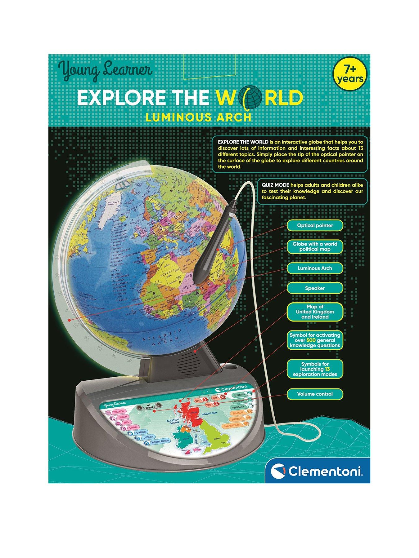 explore the world interactive globe
