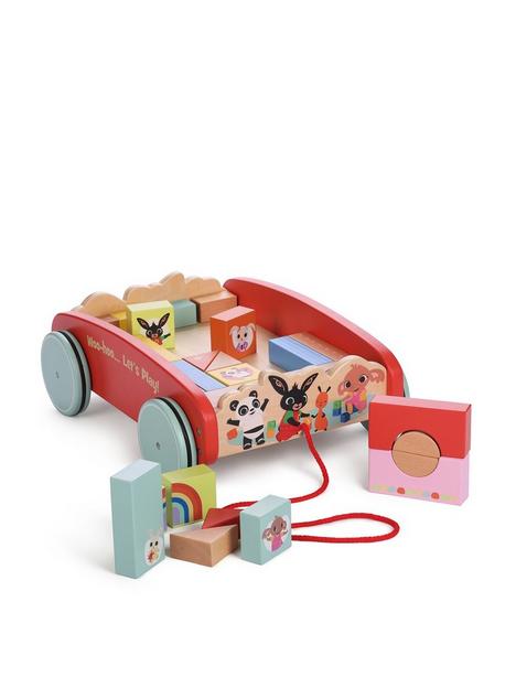 bing-pull-along-woodennbspcart-with-blocks