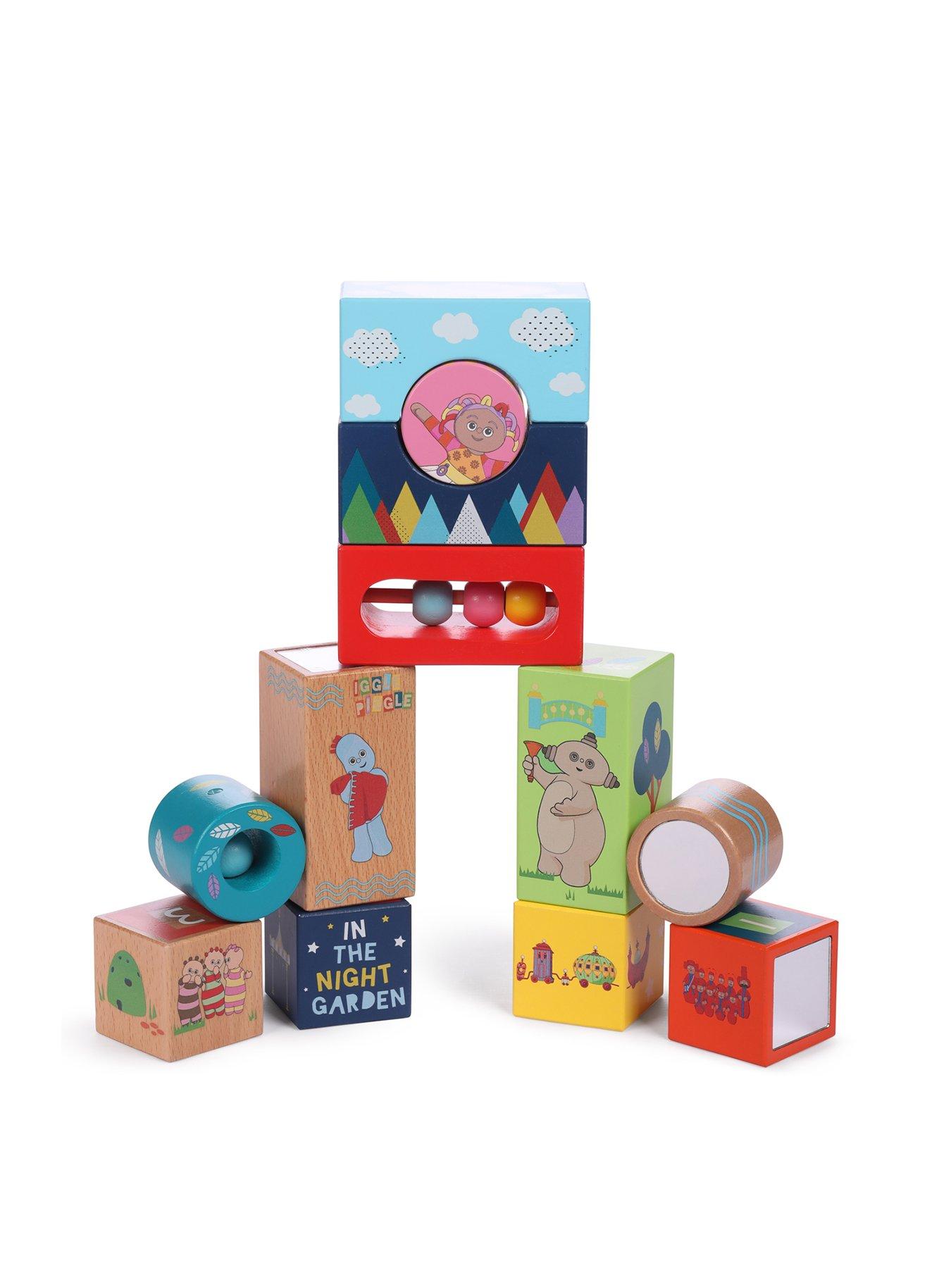 in the night garden wooden stacking blocks