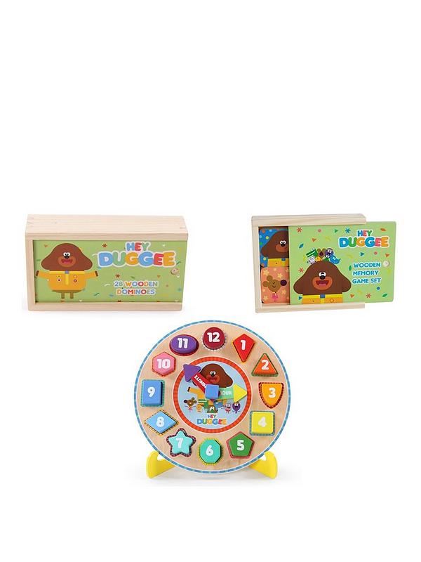 Image 1 of 6 of Hey Duggee Puzzle Clock Dominoes Memory Game