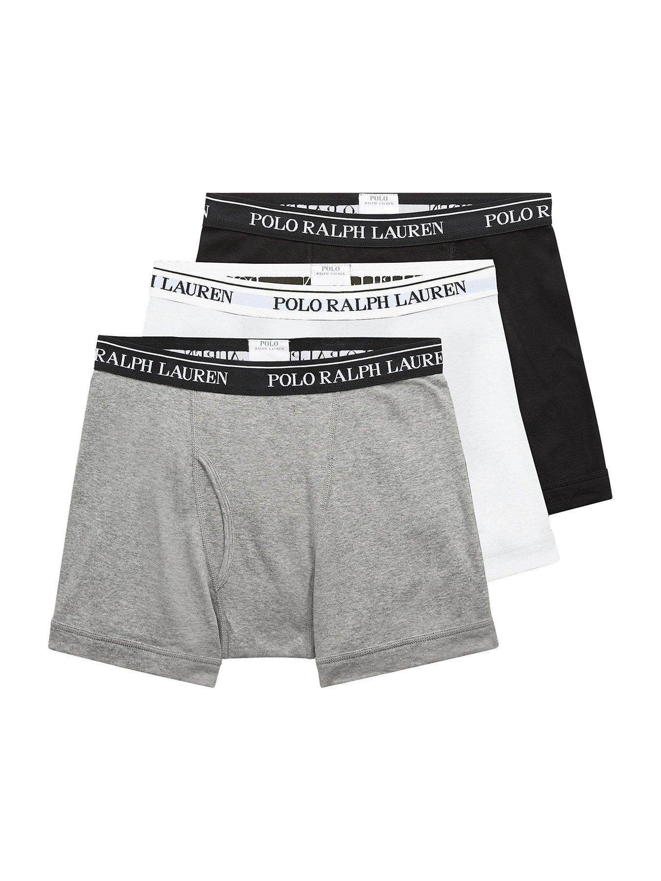 undefined 3 Pack Boxer Brief - Black/White/Grey